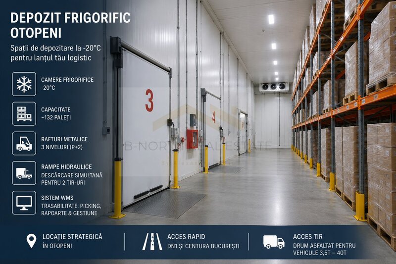 Depozitare frigorifica Otopeni | Acces rapid DN1 si Centura  | Camere -20°C